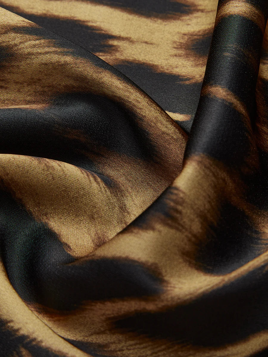 Leopard Print Maxi Skirt